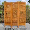 Jual Bufet partisi jati jepara 3 pintu + Bench BHF-150 | Brokoku