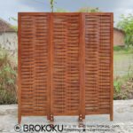 Jual Bufet partisi jati jepara 3 pintu + Bench BHF-150 | Brokoku