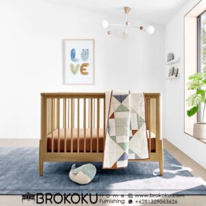 Box bayi jati minimalis modern retro BHF-172