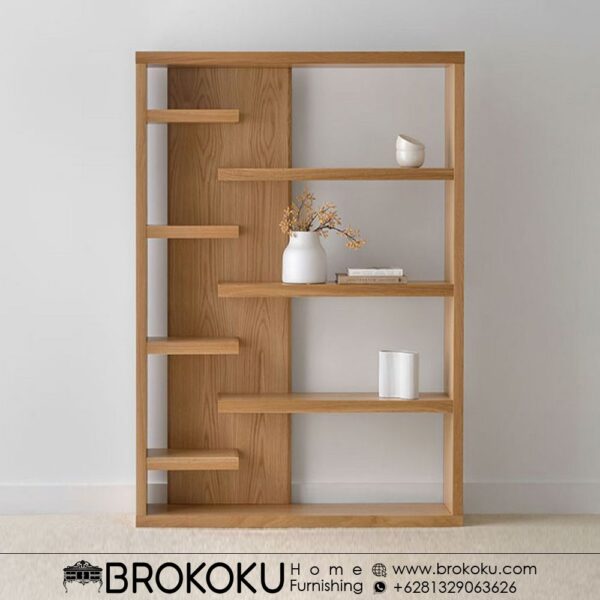 Jual Bufet partisi jati jepara 3 pintu + Bench BHF-150 | Brokoku
