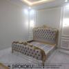 Tempat tidur mewah modern klasik ukir jepara BHF-192