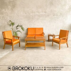 Set kursi tamu kayu jati jepara minimalis BHF-188