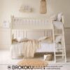 Tempat tidur tingkat princess ivory cat ducoBHF-280