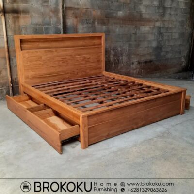 Jual mebel jati Summarecon desain minimalis modern